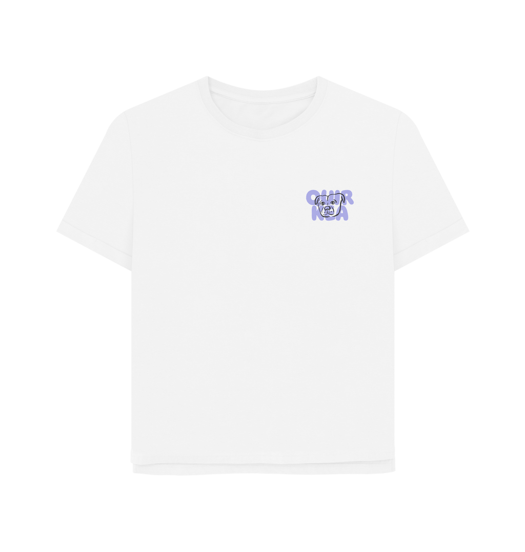 White Printed T-shirt Front