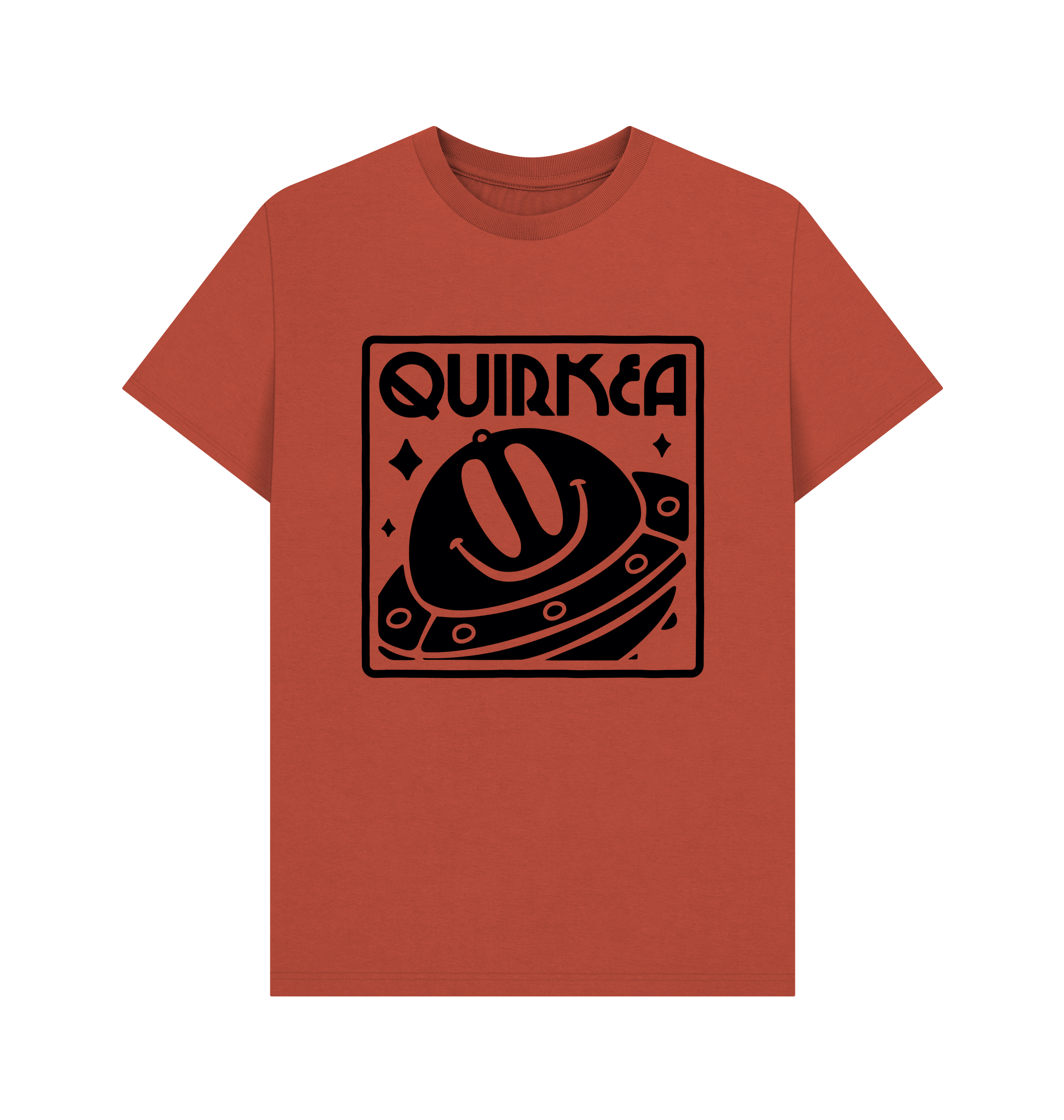 Rust Printed T-shirt Front