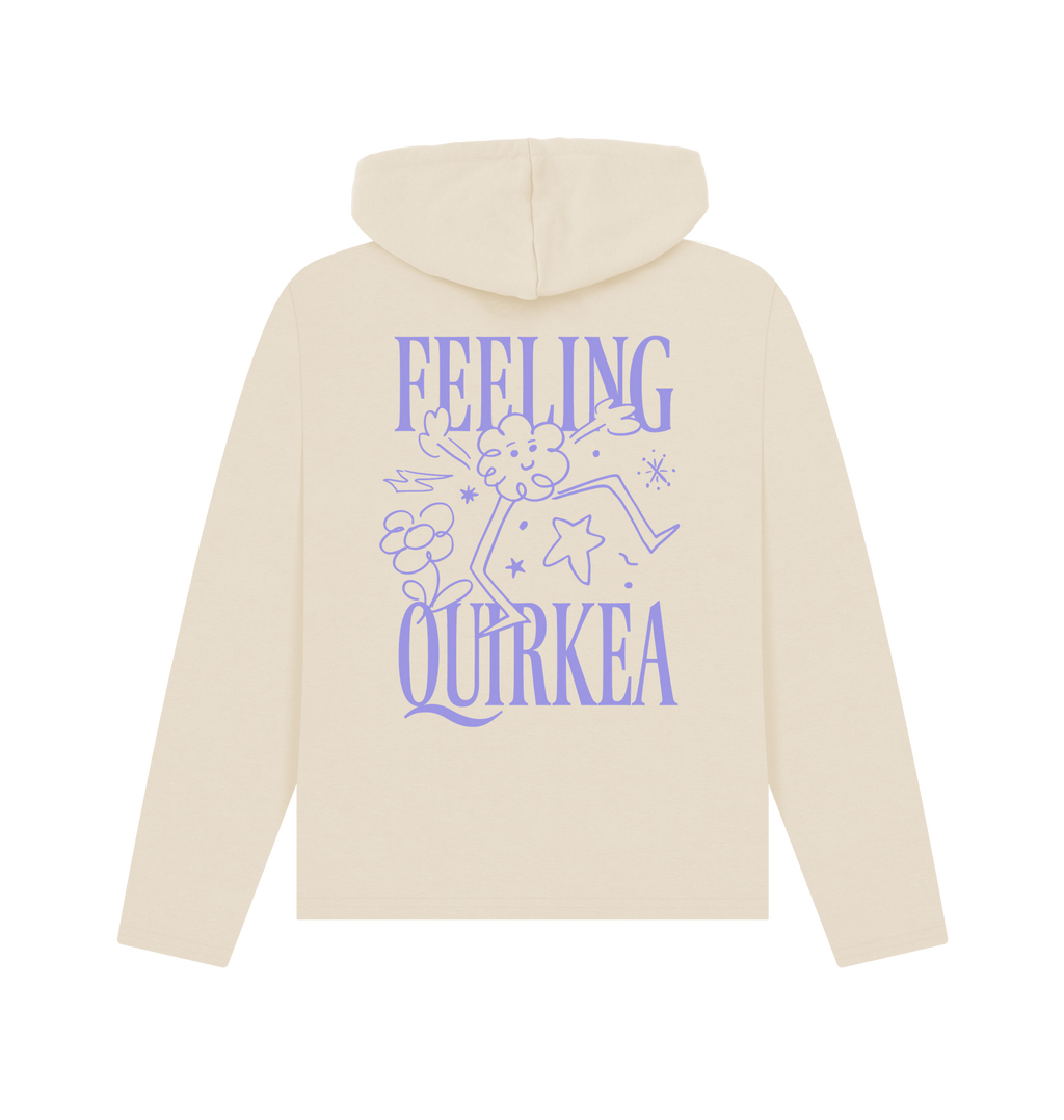 Oat Printed Hoody Back