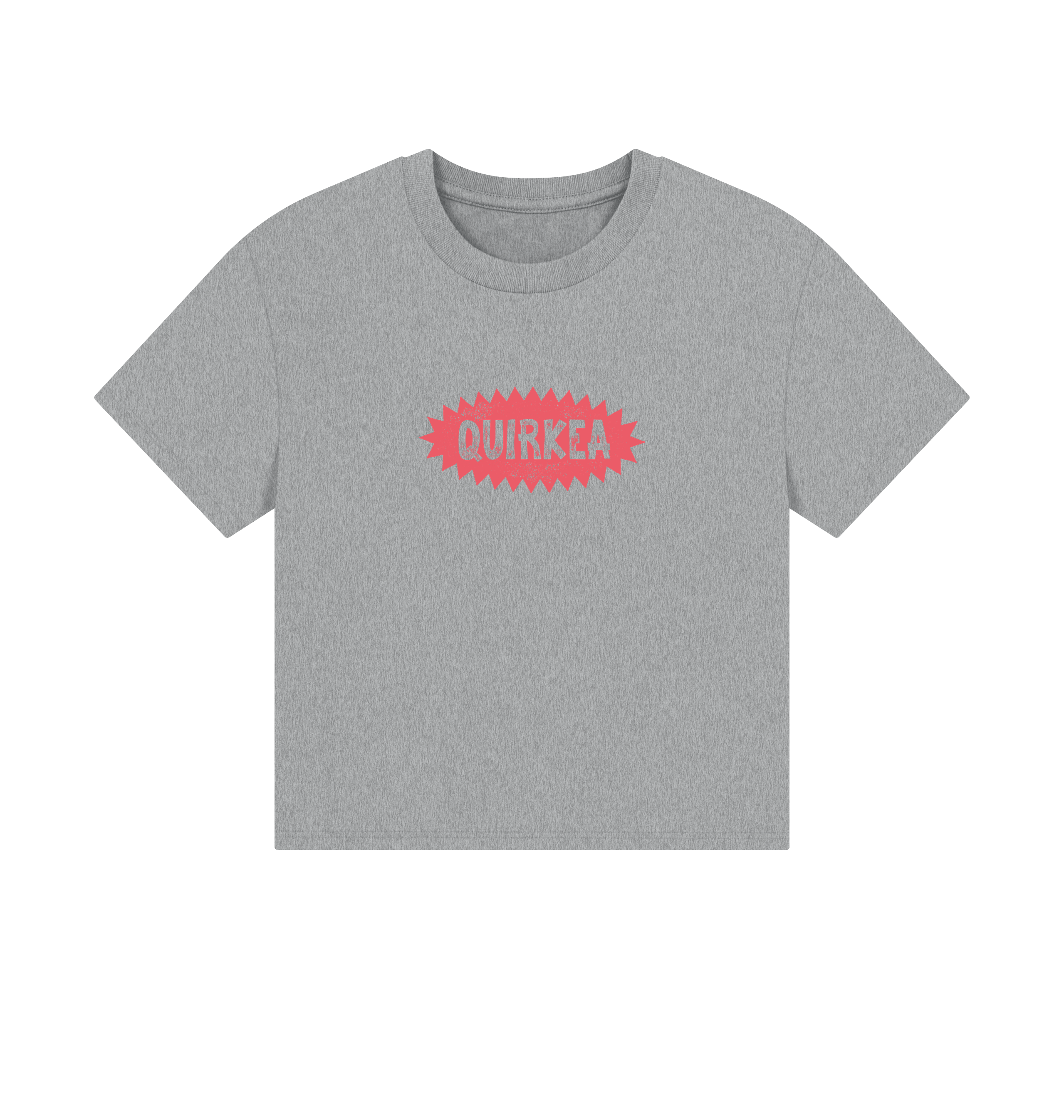 Athletic Grey Printed T-shirt Front