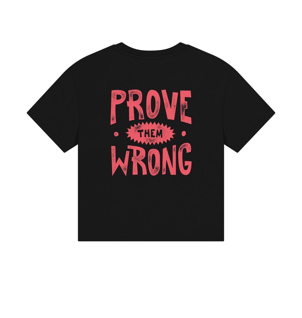 Black Printed T-shirt Back