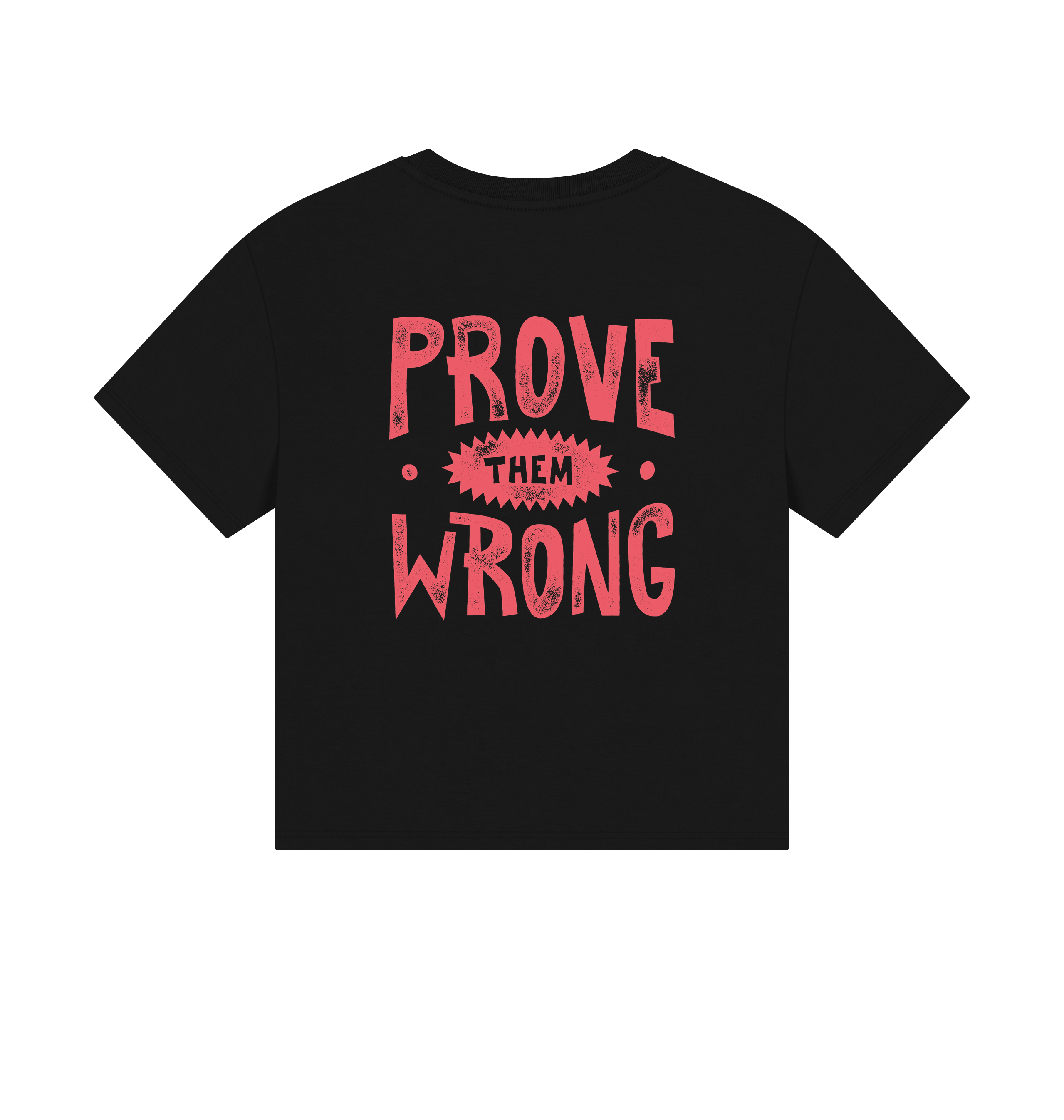 Black Printed T-shirt Back