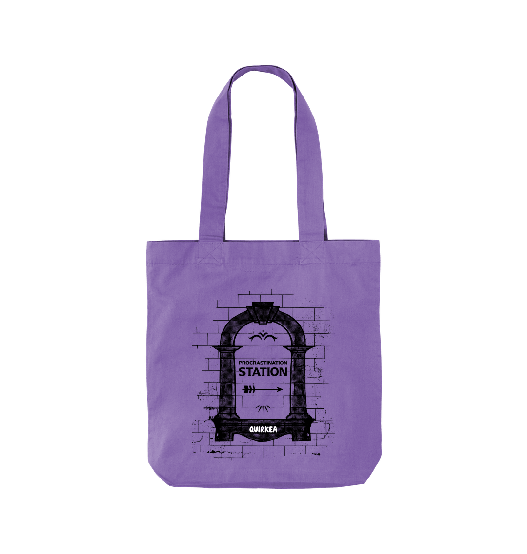 Violet Printed Bag