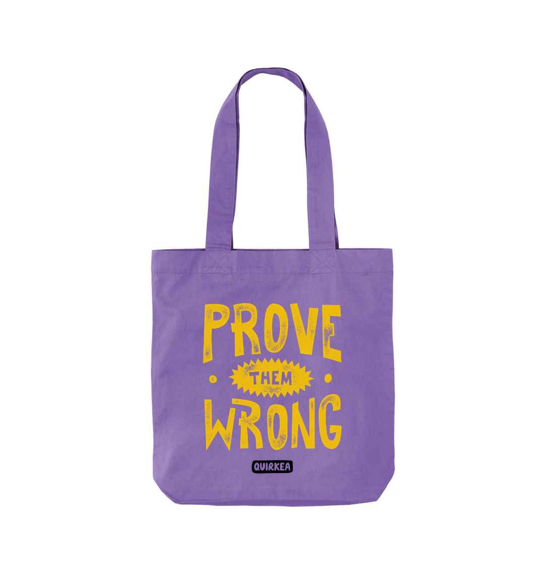 Violet Printed Bag