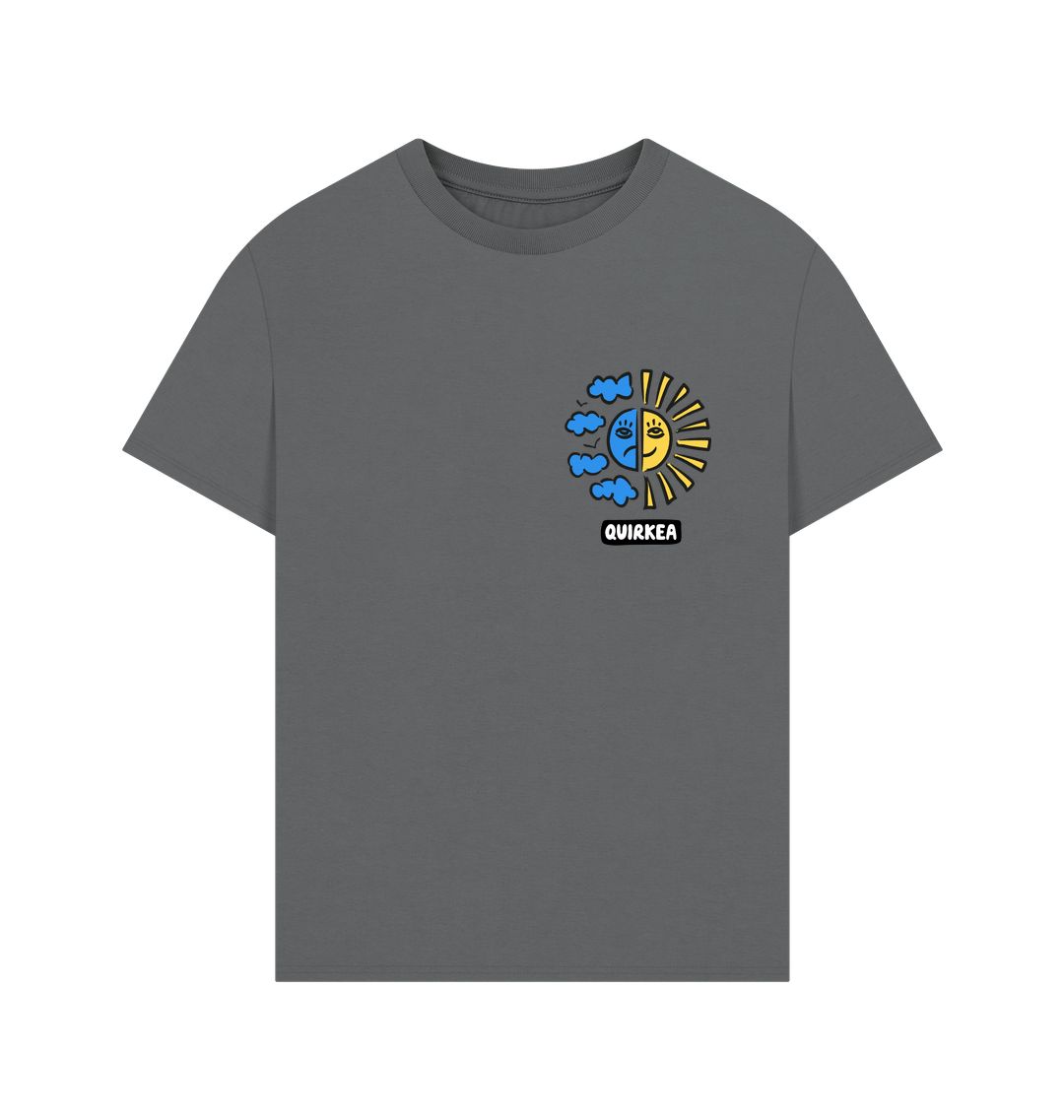 Slate Grey Printed T-shirt