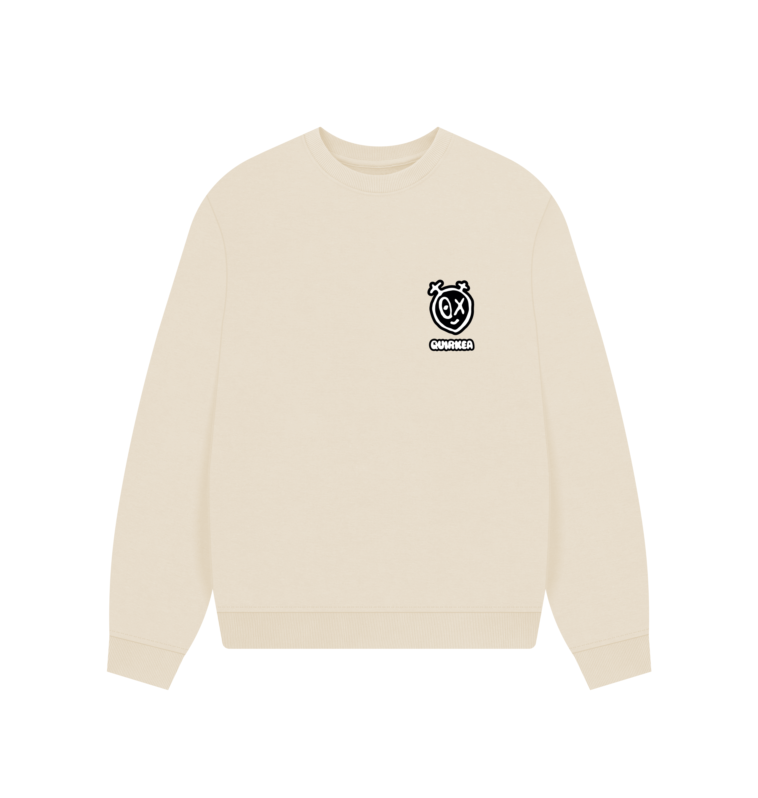 Oat Printed Sweater Front