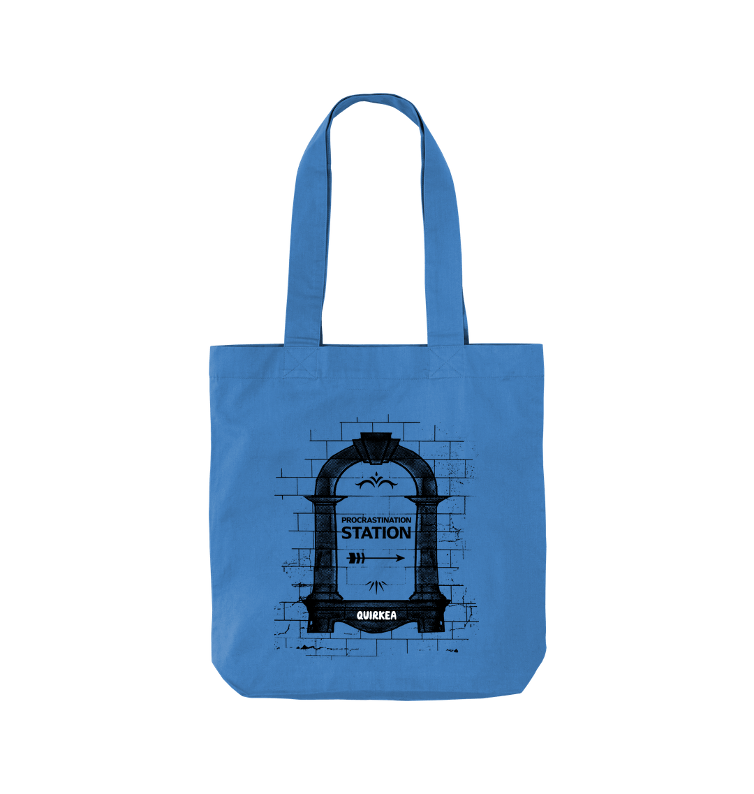 Cornflower Blue Printed Bag
