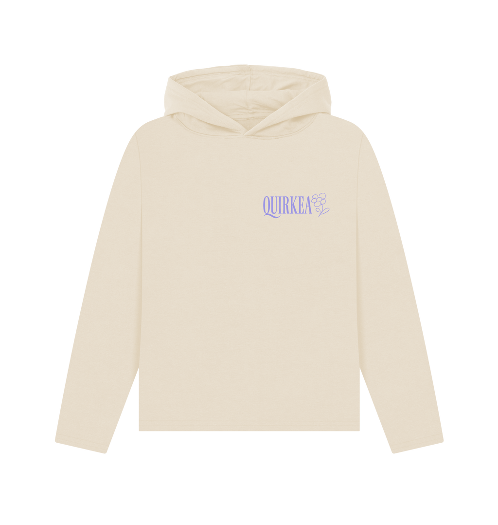 Oat Printed Hoody Front