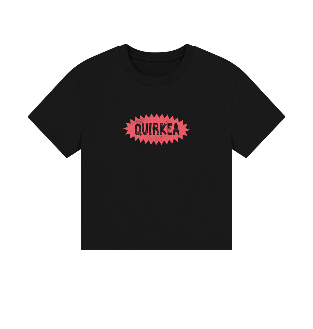 Black Printed T-shirt Front