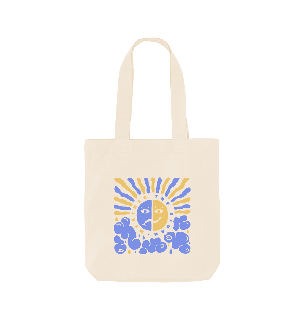 Natural Printed Bag Front