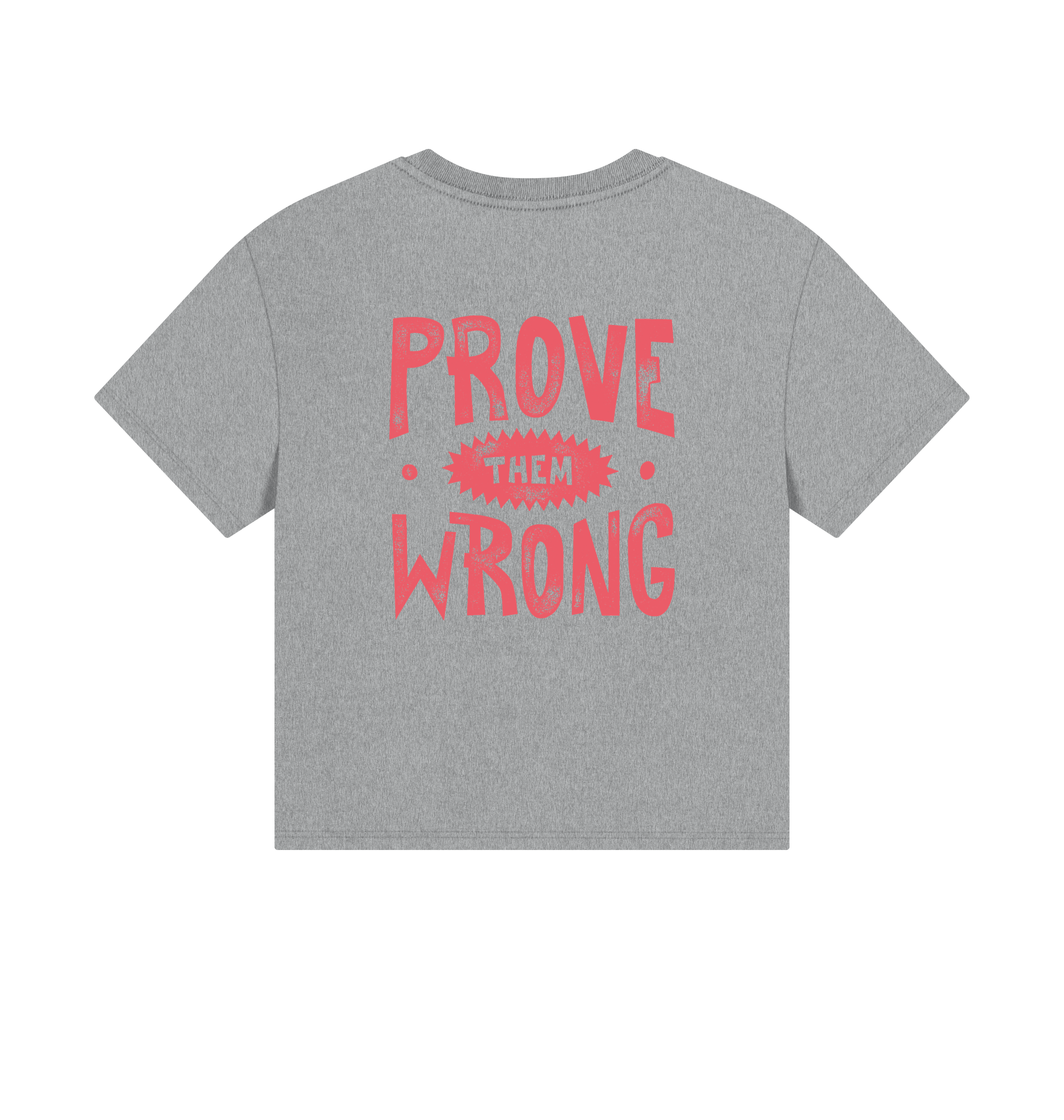 Athletic Grey Printed T-shirt Back