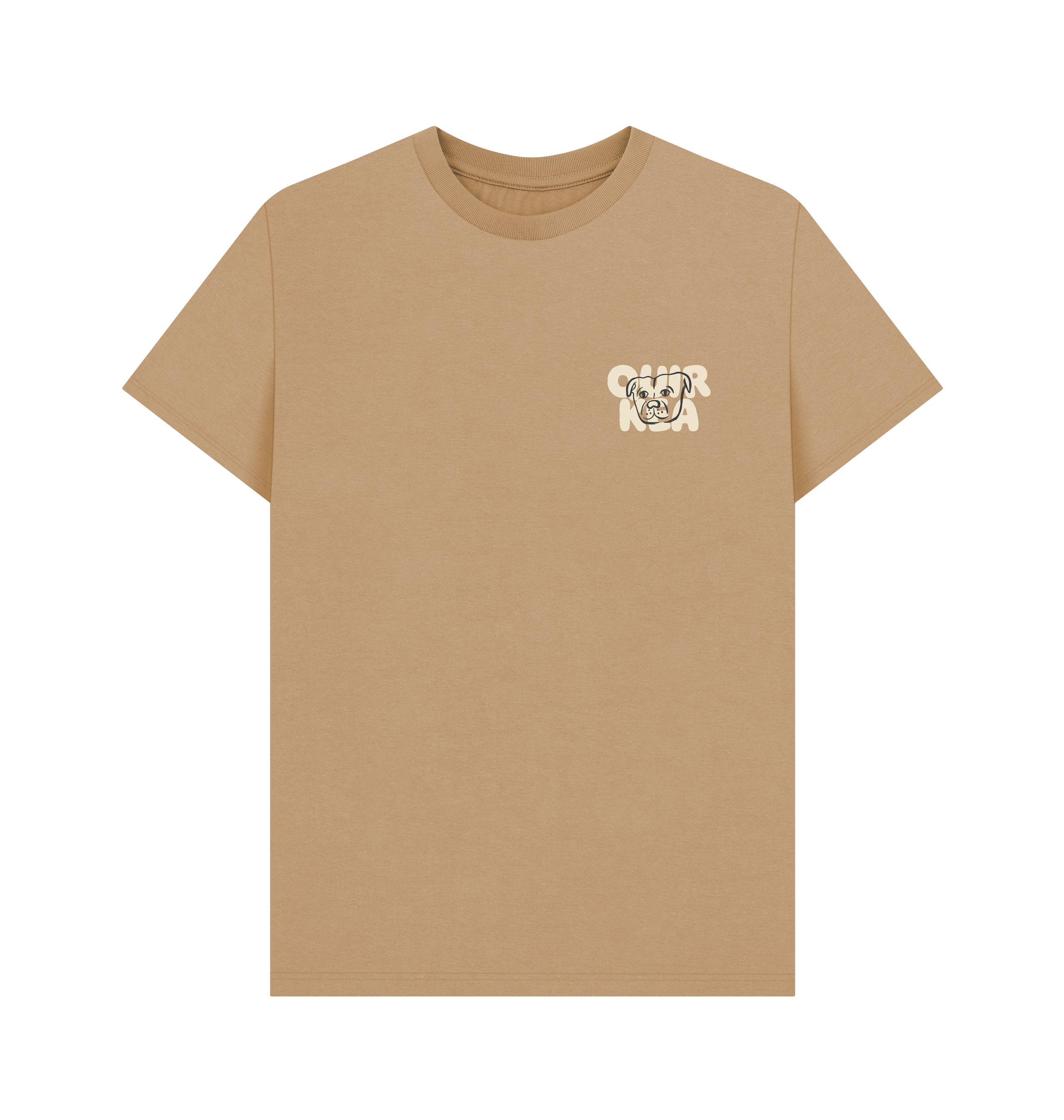 Sand Printed T-shirt Front