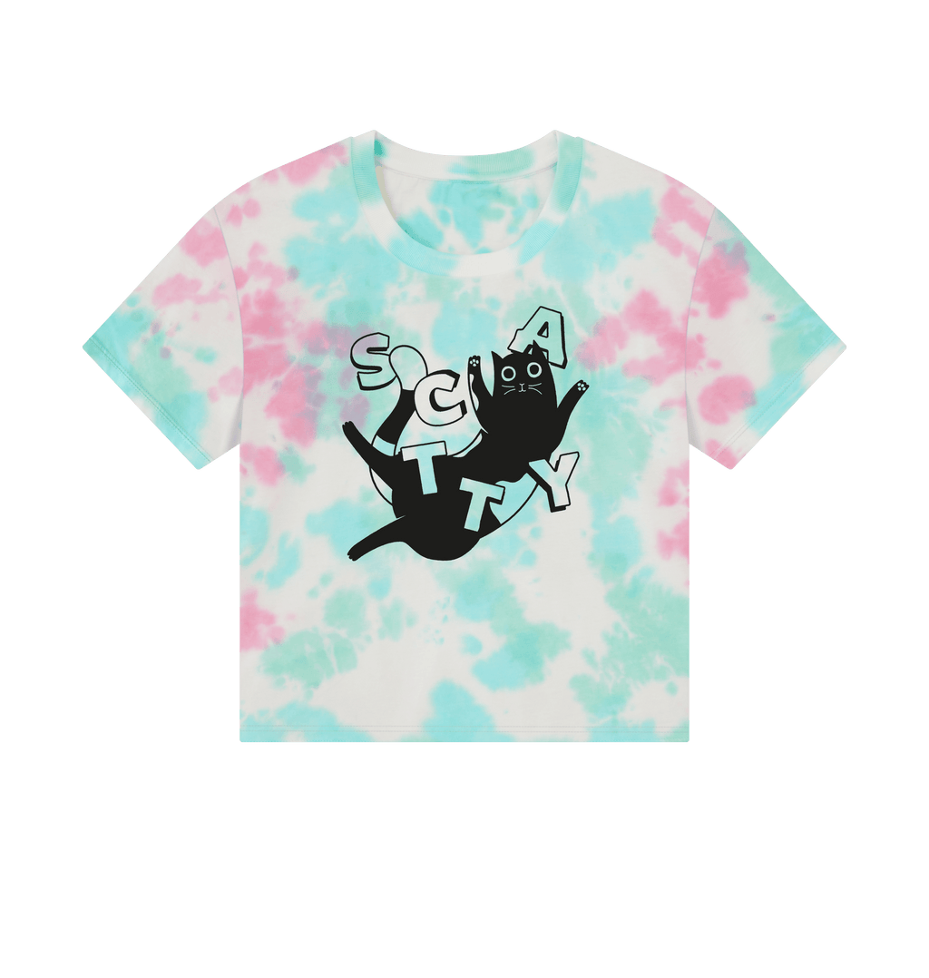 Pastel Tie Dye Printed T-shirt Front