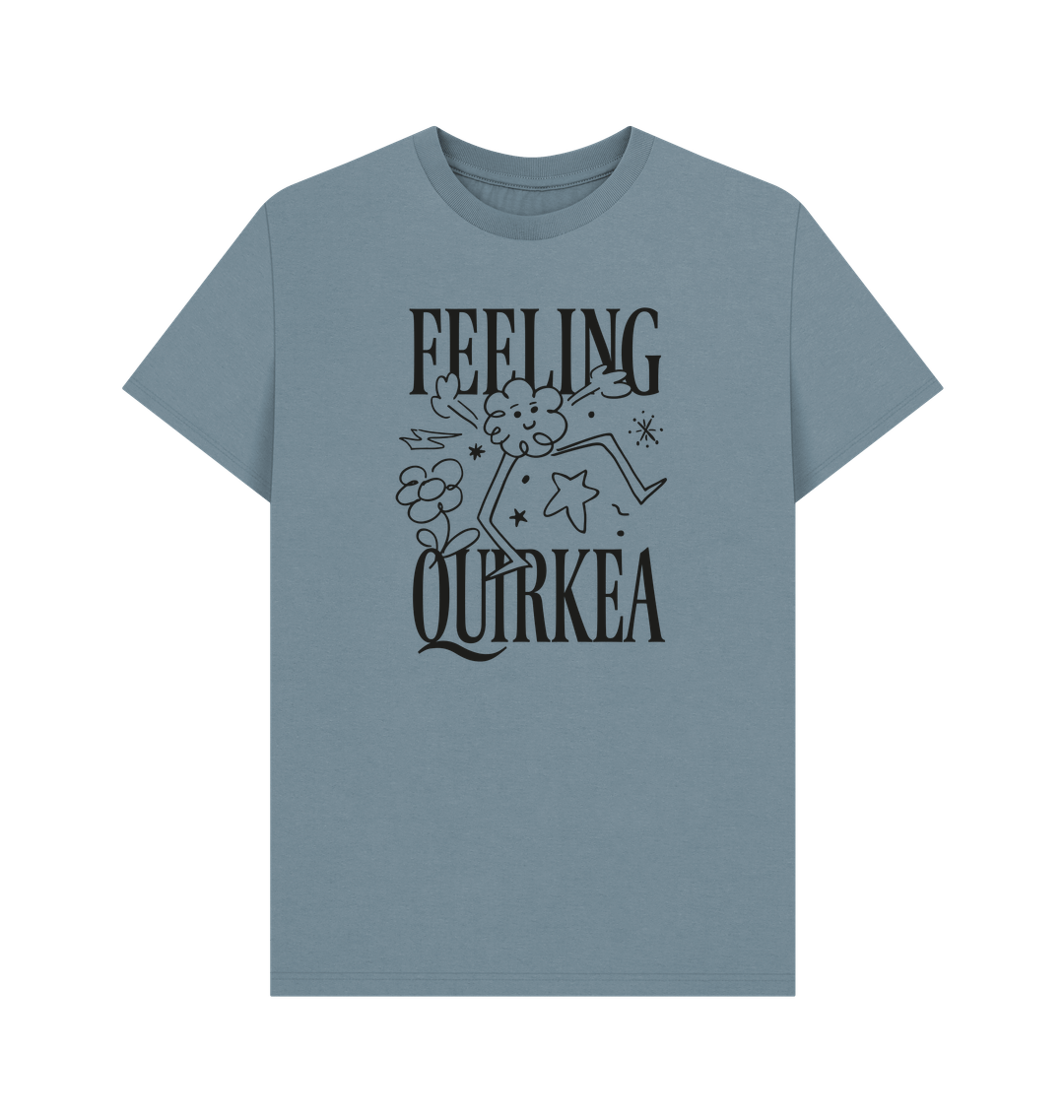 Stone Blue Printed T-shirt