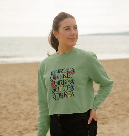 Quirkea Colour Typography Women's Boxy Jumper